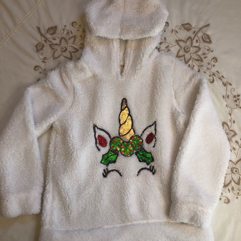 Btween fleece holiday pullover